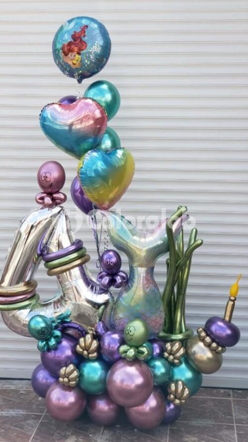 arreglo globos sirena republica dominicana