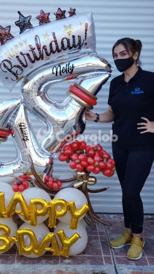 globos santo domingo cumpleaños